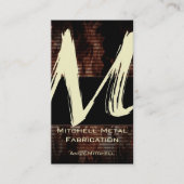 Mフレイムモノグラム名刺 名刺 (正面)