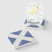 Mマイク水の色の信号航海の海上フラグ ストーンコースター (横)