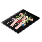 Mメアリーヴァージン聖ハートイエス宗教聖母 ノートブック (左側)