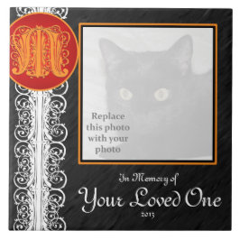 Mモノグラム"あなたの愛する人のメモリ内"タイル タイル