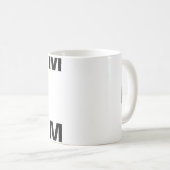 Mモノグラム コーヒーマグ コーヒーマグカップ (正面右)