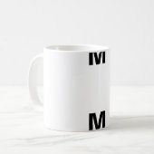 Mモノグラム コーヒーマグ コーヒーマグカップ (正面左)