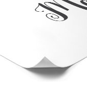 Mレター モノグラム グリーンネイチャー 名前 ウォールプリント ポスター (角)