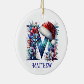 M名クリスマスオーナメント セラミックオーナメント (右)