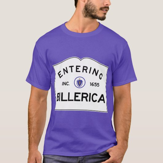 M州ビレリカマサチューセッツ州への入国 Tシャツ (正面)