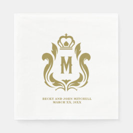 M後頭金ゴールド紋 スタンダードランチョンナプキン