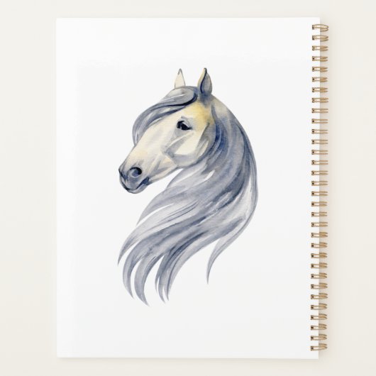 M文字パーソナライズされた名一文字 プランナー手帳 (裏面)