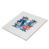 M装飾用フローラモノグラム タイル (側面)