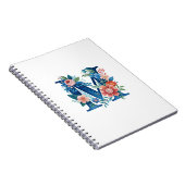 M装飾用フローラモノグラム ノートブック (右側)