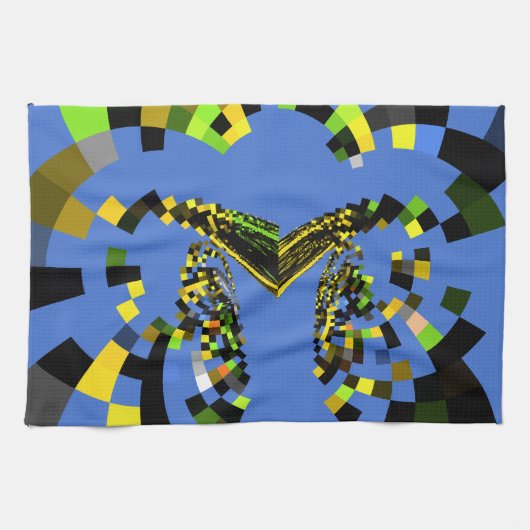 M青 キッチンタオル (横)