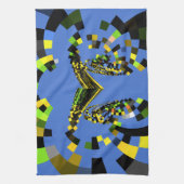 M青 キッチンタオル (縦)