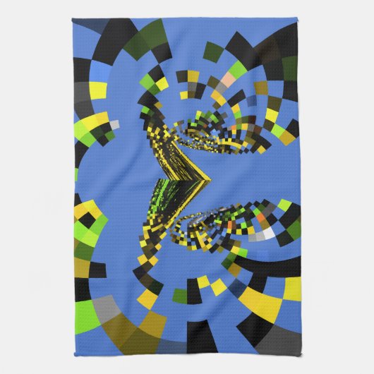 M青 キッチンタオル (縦)