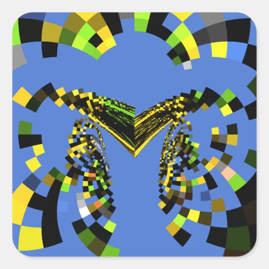 M青 スクエアシール (正面)