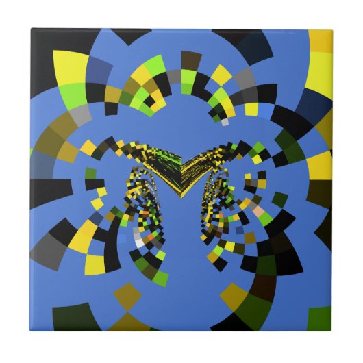 M青 タイル (正面)