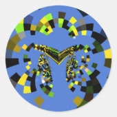 M青 ラウンドシール (正面)