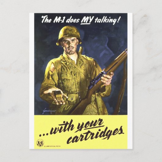 M1が私に話しかける ポストカード (正面)