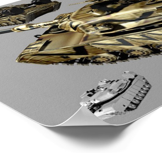 M1アブラハム ポスター (角)