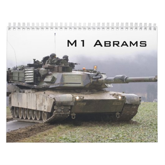 M1エイブラムカレンダー カレンダー (カバー)