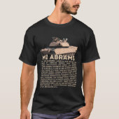 M1エイブラムス戦車 Tシャツ (正面)