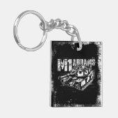 M1エイブラムス正方形（両面）キーチェーン キーホルダー (正面左)