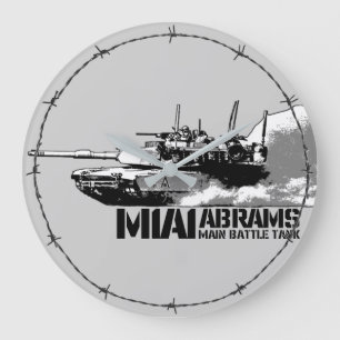 M1エイブラムス ラージ壁時計