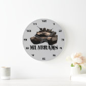 M1エイブラムス ラージ壁時計 (ホーム)