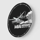M1エイブラムス ラージ壁時計 (傾斜)