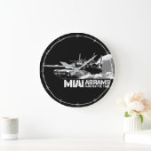 M1エイブラムス ラージ壁時計 (ホーム)