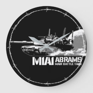 M1エイブラムス ラージ壁時計