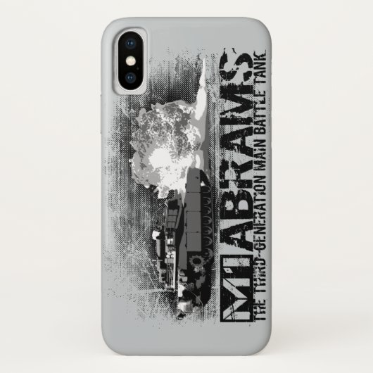 M1エイブラムス Case-Mate iPhoneケース (裏面)