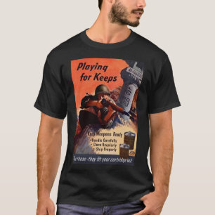 M1ガランド·ライフル小銃第二次世界大戦2シャツ Tシャツ