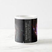 M101渦状銀河のマグ コーヒーマグカップ (中央)