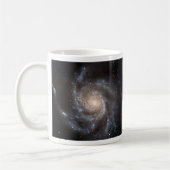 M101渦状銀河のマグ コーヒーマグカップ (左)