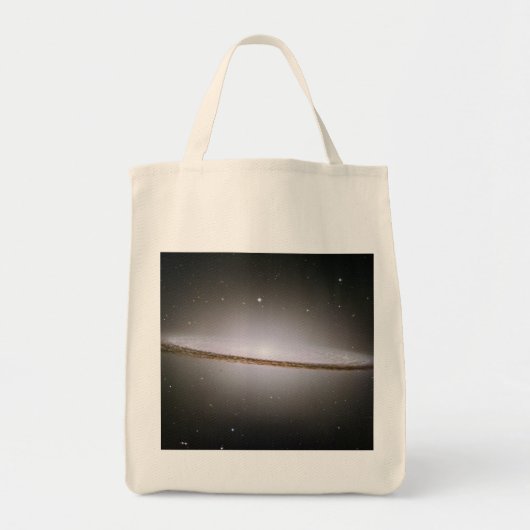 M104のソンブレロの銀河系(NGC 4594) トートバッグ (正面)