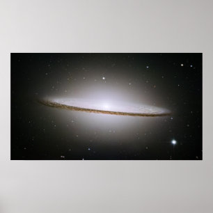 M104ソンブレロの銀河系-ポスター ポスター