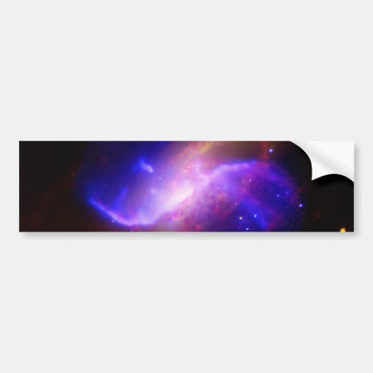 M106スパイラル銀河系放射NASA バンパーステッカー (正面)