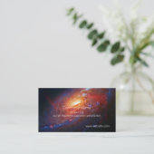 M106渦状銀河、杖Venatici 名刺 (スタンド正面)