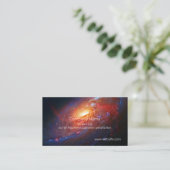 M106渦状銀河、杖Venatici 名刺 (スタンド正面)