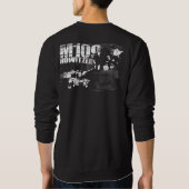 M109ホイッツァーの男性基本スウェットシャツ スウェットシャツ (裏面)