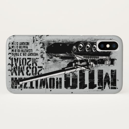 M110ホウィッター Case-Mate iPhoneケース (裏面(横))