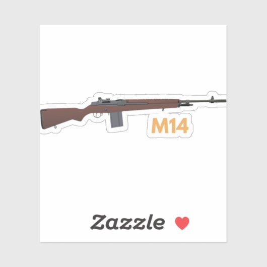 M14ライフル シール (シート)