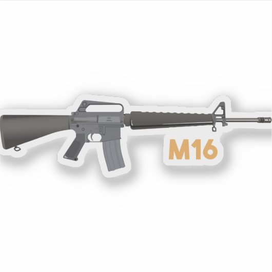 M16ライフル シール (正面)