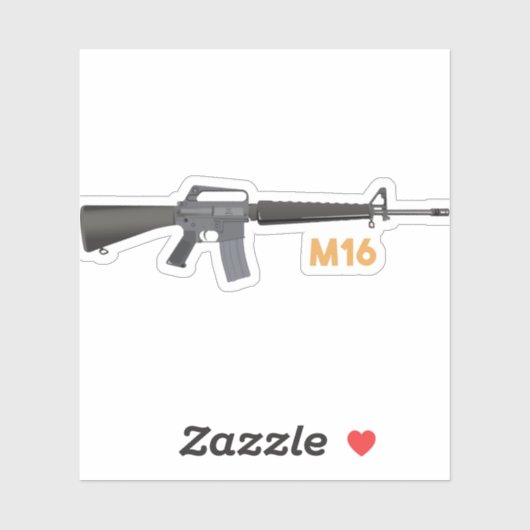 M16ライフル シール (シート)