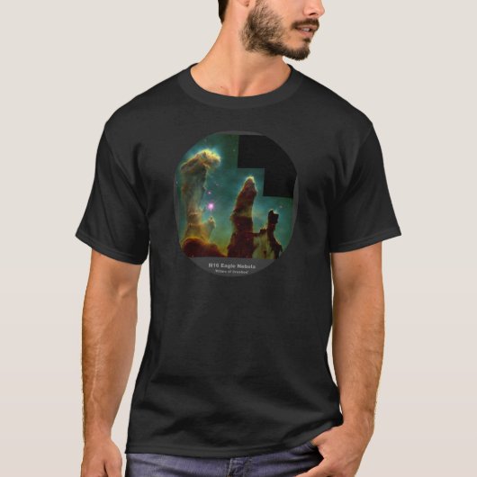 M16ワシの星雲の「Creationの柱 Tシャツ (正面)