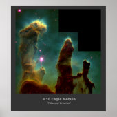 M16 Eagle Nebula 'Pillars of Creation' poster ポスター (正面)