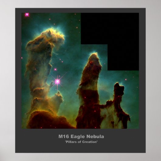 M16 Eagle Nebula 'Pillars of Creation' poster ポスター (正面)