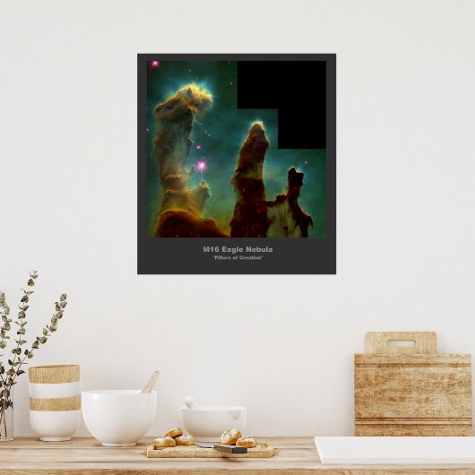 M16 Eagle Nebula 'Pillars of Creation' poster ポスター (キッチン)