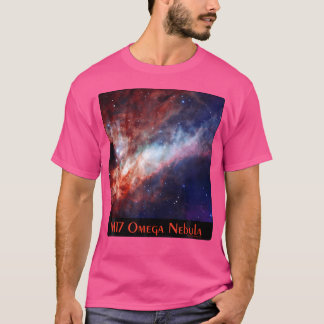 M17オメガネブラメシアーオブジェクト17宇宙天文学 Tシャツ