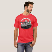M18 ヘルキャット 戦車 第二次世界大戦 Tシャツ (正面フル)