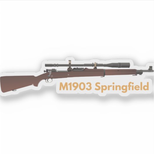 M1903狙撃銃 シール (正面)